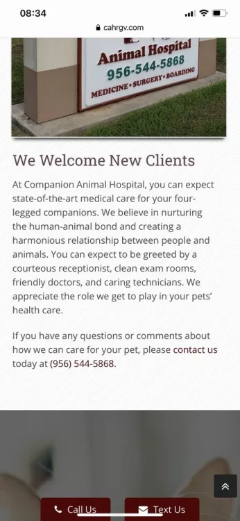 Companion Animal Hospital, Texas, Brownsville